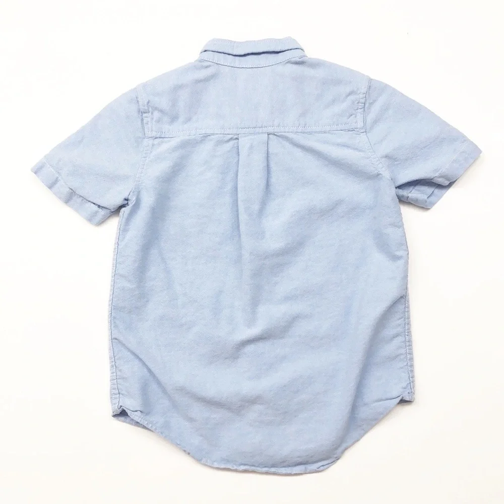 The Children's place boys blue short sleeve shirt